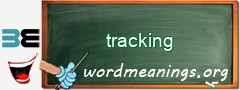 WordMeaning blackboard for tracking